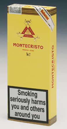 Montecristo No 2 - Packet 3 Havana Cigars