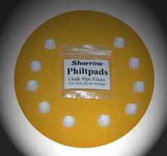 10 x Sharrow Philtpads - Chalk Filters for that drier smoke