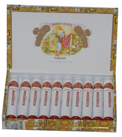 Romeo y Julieta No 3 Tubed - Box of 10 Havana  Cigars