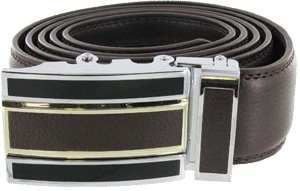 Brown Leather Adjustable Belt