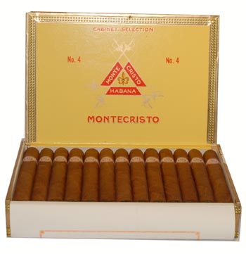 Montecristo No 4 - Box of 25 Havana Cigars