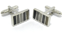 Cuff Links - Enamel Inserts