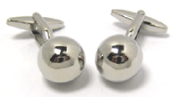 Cuff Links - Plain Spheres