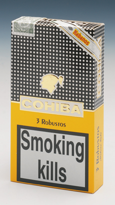 Cohiba Robusto - Packet of 3 Havana Cigars