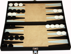 Backgammon and chess set