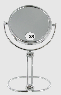 Shaving Mirror - 5 x Magnification