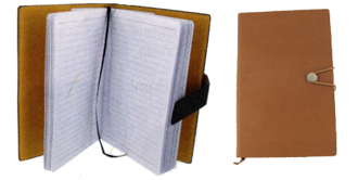 Note Book A5 Size in Tan