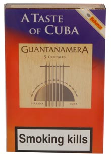 Guantanamera Cristales - Tubed in Packets of 5 Havana Cigars