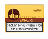 Villiger Export Round Cigars - 5 x Packets of 5 cigars