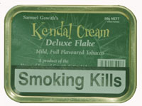 Samuel Gawith K C Flake ( Formerly Kendal Cream Flake) - 5 x Tins of 50g
