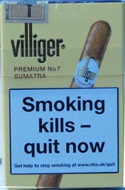 Villiger Premium No.7 Cigars - 5 x Packets of 5 cigars