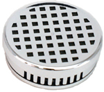 Chrome Circular Humidifier for Cigar Humidor