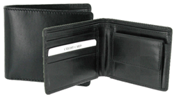Black Leather Note Case