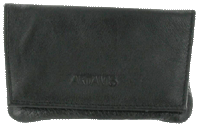 Mini Pouch with Paper Holder - Black