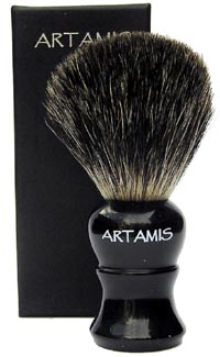 Mixed Badger Saving Brush with Black Handle