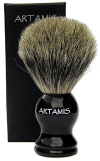 Pure Badger Saving Brush with Black Handle