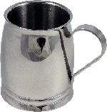 Polished Steel Tankard - 126mm High